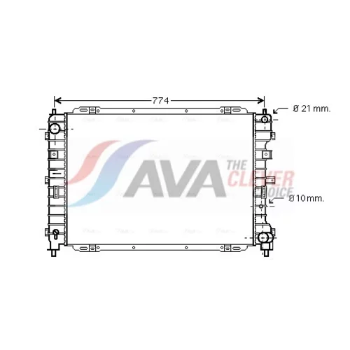 Chladič motora AVA QUALITY COOLING FD2375
