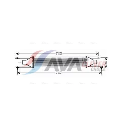 Chladič plniaceho vzduchu AVA QUALITY COOLING FT4319