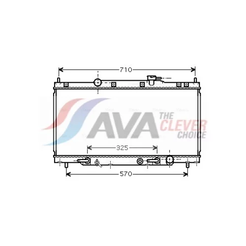 Chladič motora AVA QUALITY COOLING HD2163