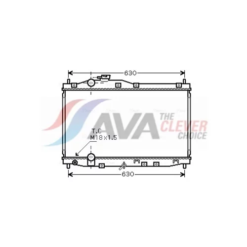 Chladič motora AVA QUALITY COOLING HD2171