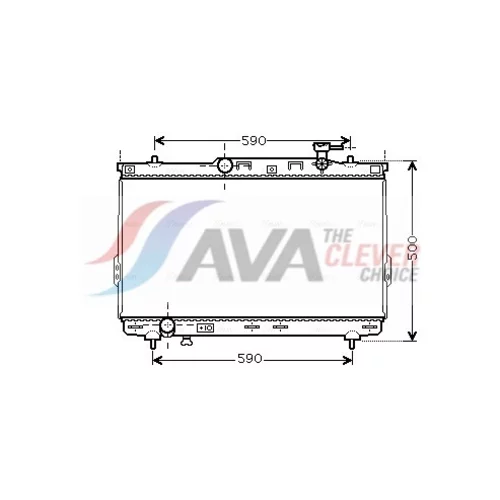 Chladič motora AVA QUALITY COOLING HYA2109