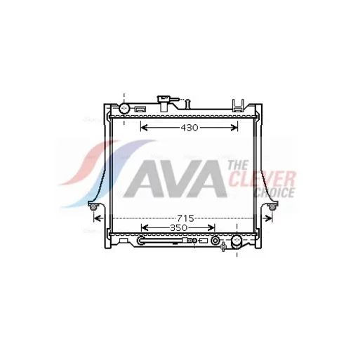 Chladič motora AVA QUALITY COOLING IS2026