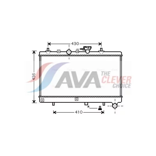 Chladič motora AVA QUALITY COOLING KA2054