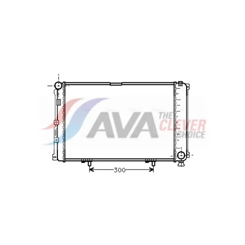 Chladič motora AVA QUALITY COOLING MS2078
