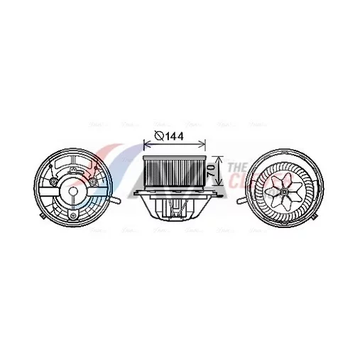 Vnútorný ventilátor AVA QUALITY COOLING MS8607