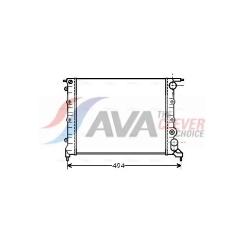 Chladič motora AVA QUALITY COOLING RT2043