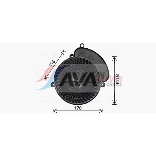 Vnútorný ventilátor AVA QUALITY COOLING RT8672