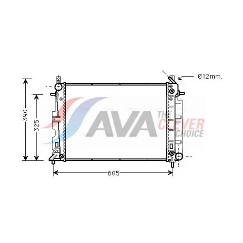 Chladič motora AVA QUALITY COOLING SB2027
