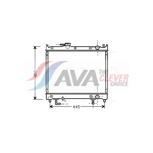 Chladič motora AVA QUALITY COOLING SZ2071