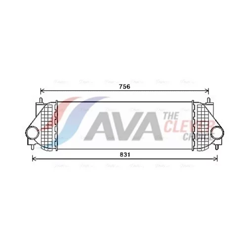 Chladič plniaceho vzduchu AVA QUALITY COOLING SZA4134