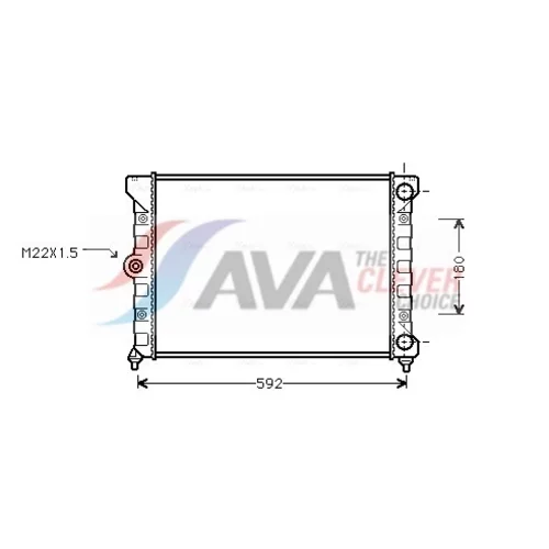 Chladič motora AVA QUALITY COOLING VN2099