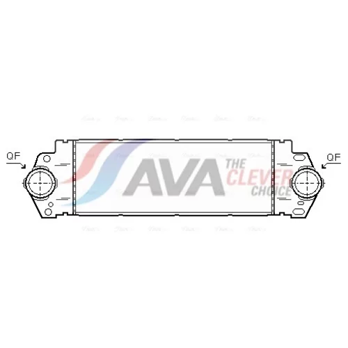 Chladič plniaceho vzduchu AVA QUALITY COOLING VNA4233