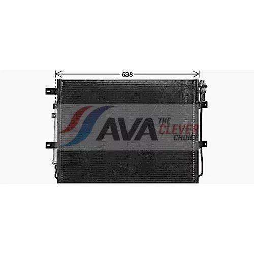 Kondenzátor klimatizácie AVA QUALITY COOLING AU5346D