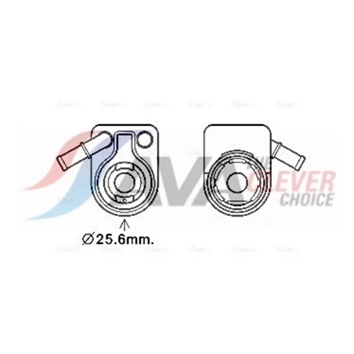 Chladič motorového oleja AVA QUALITY COOLING FD3622