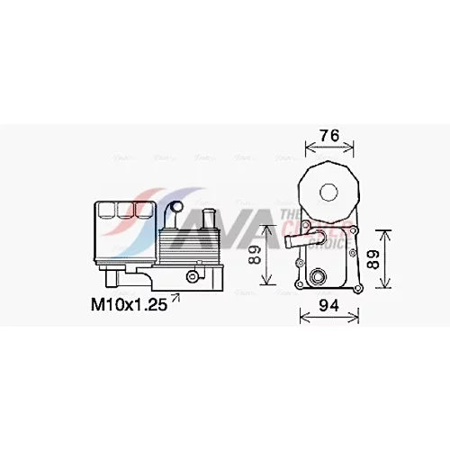 Chladič motorového oleja AVA QUALITY COOLING FD3686H