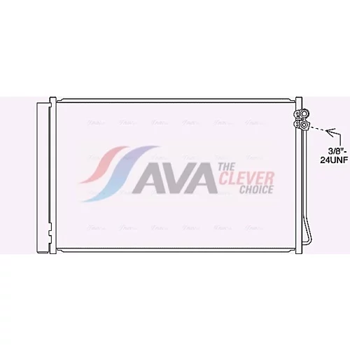 Kondenzátor klimatizácie AVA QUALITY COOLING MS5717D