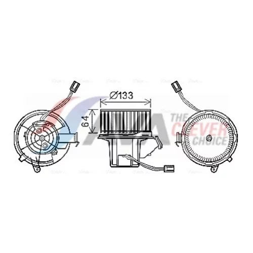 Vnútorný ventilátor AVA QUALITY COOLING MS8628