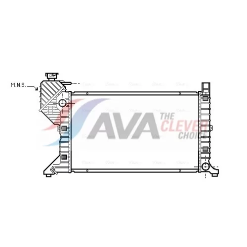 Chladič motora AVA QUALITY COOLING MSA2183