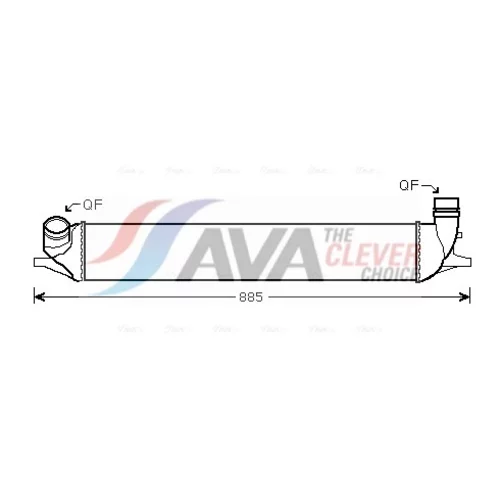Chladič plniaceho vzduchu AVA QUALITY COOLING RTA4426