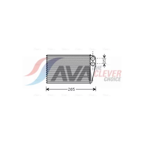 Výmenník tepla vnútorného kúrenia AVA QUALITY COOLING RTA6354