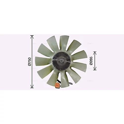 Spojka ventilátora chladenia SCF058 (AVA QUALITY COOLING)