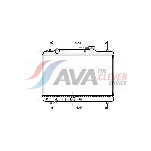 Chladič motora AVA QUALITY COOLING SZ2034