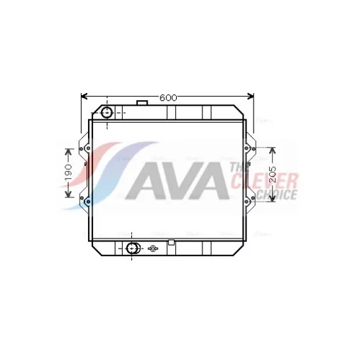Chladič motora AVA QUALITY COOLING TO2292