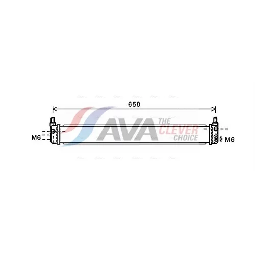 Chladič motora AVA QUALITY COOLING TO2602