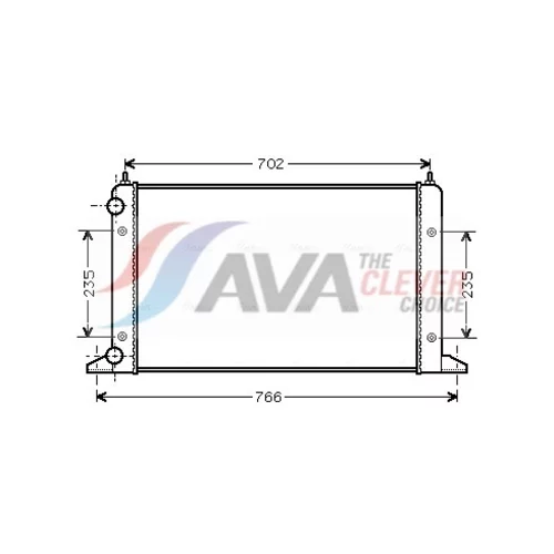 Chladič motora VNA2133 (AVA QUALITY COOLING)