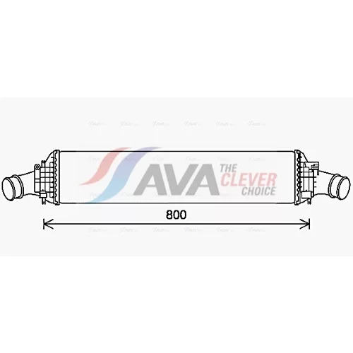 Chladič plniaceho vzduchu AVA QUALITY COOLING AI4406