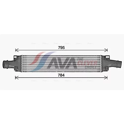 Chladič plniaceho vzduchu AI4432 (AVA QUALITY COOLING)