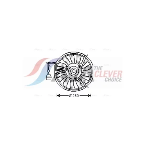 Ventilátor chladenia motora AVA QUALITY COOLING AI7511