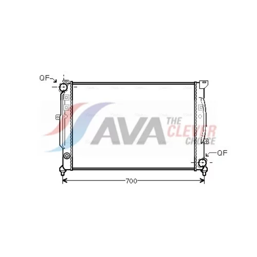 Chladič motora AVA QUALITY COOLING AIA2124