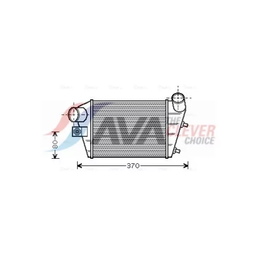 Chladič plniaceho vzduchu AVA QUALITY COOLING ALA4086