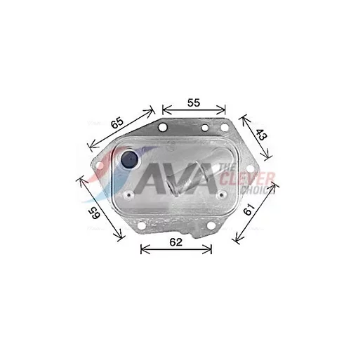 Chladič motorového oleja CN3326 (AVA QUALITY COOLING) - obr. 2