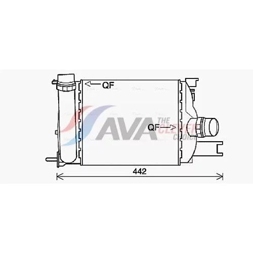 Chladič plniaceho vzduchu AVA QUALITY COOLING DAA4013