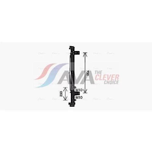 Chladič motora DF2098 (AVA QUALITY COOLING)