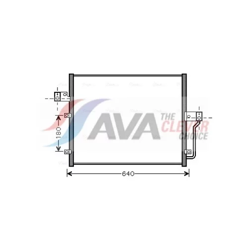 Kondenzátor klimatizácie AVA QUALITY COOLING DW5082