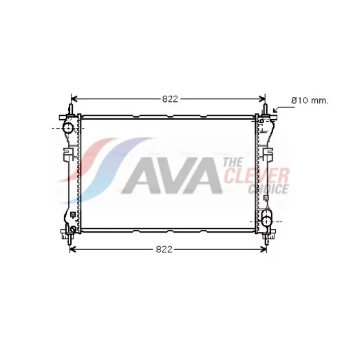 Chladič motora AVA QUALITY COOLING FD2320