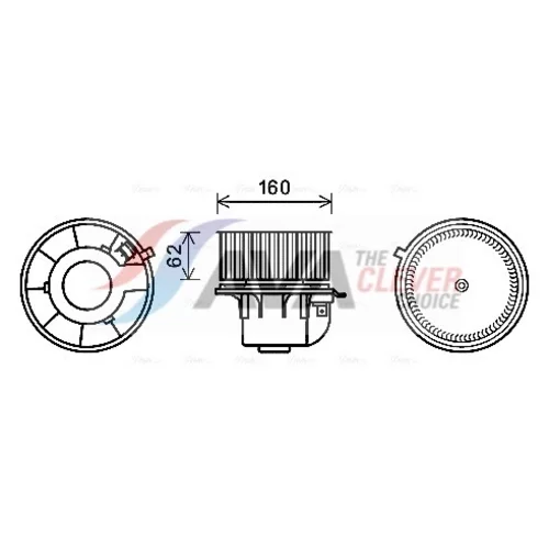 Vnútorný ventilátor AVA QUALITY COOLING FD8499
