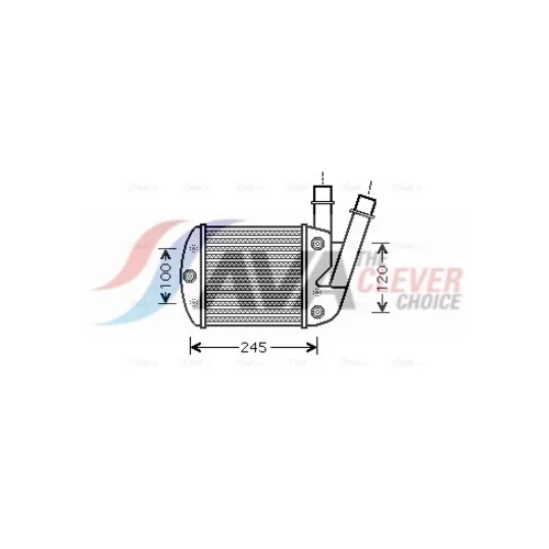 Chladič plniaceho vzduchu AVA QUALITY COOLING FT4340
