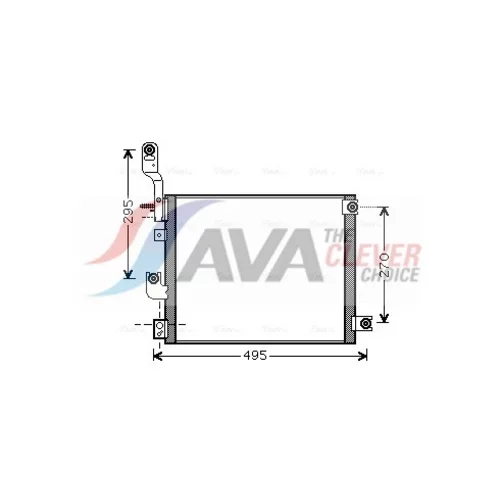 Kondenzátor klimatizácie AVA QUALITY COOLING HY5194