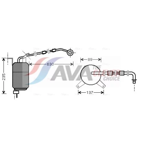 vysúšač klimatizácie AVA QUALITY COOLING JRD033