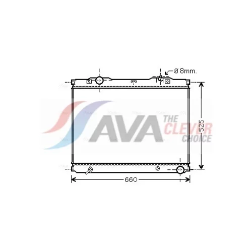 Chladič motora AVA QUALITY COOLING KA2055