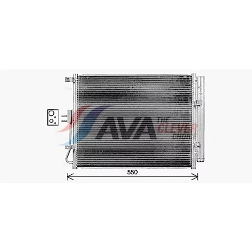 Kondenzátor klimatizácie KA5316D (AVA QUALITY COOLING)