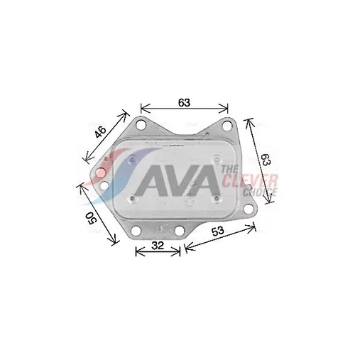 Chladič motorového oleja MS3744 (AVA QUALITY COOLING) - obr. 2