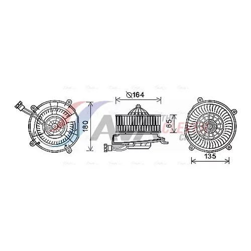 Vnútorný ventilátor MS8651 (AVA QUALITY COOLING)