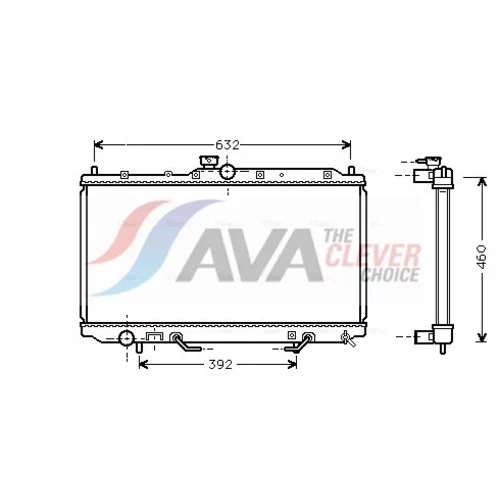 Chladič motora AVA QUALITY COOLING MT2153