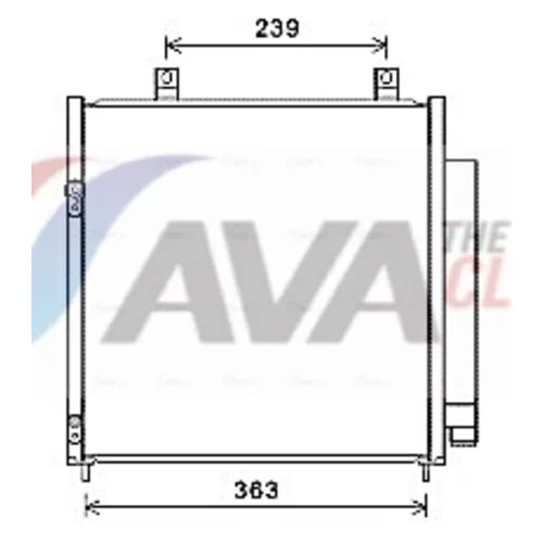 Kondenzátor klimatizácie AVA QUALITY COOLING MT5251D