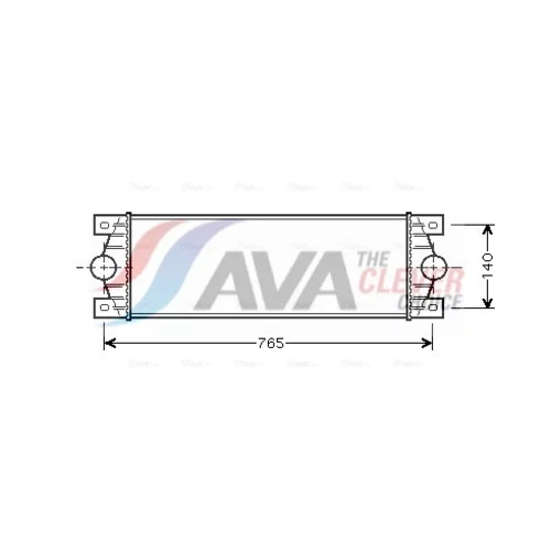 Chladič plniaceho vzduchu AVA QUALITY COOLING RTA4329